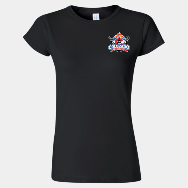 COBBQN LEFT CHEST - Softstyle® Women’s T-Shirt Thumbnail