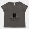 Women's Curvy Collection Fine Jersey V-Neck Tee Thumbnail