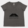 Women's Curvy Collection Fine Jersey V-Neck Tee Thumbnail
