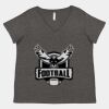 Women's Curvy Collection Fine Jersey V-Neck Tee Thumbnail