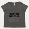 Women's Curvy Collection Fine Jersey V-Neck Tee Thumbnail