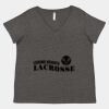 Women's Curvy Collection Fine Jersey V-Neck Tee Thumbnail