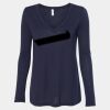 Women's Flowy Long Sleeve V-Neck Tee Thumbnail
