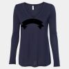 Women's Flowy Long Sleeve V-Neck Tee Thumbnail