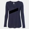Women's Flowy Long Sleeve V-Neck Tee Thumbnail