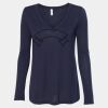 Women's Flowy Long Sleeve V-Neck Tee Thumbnail