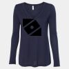 Women's Flowy Long Sleeve V-Neck Tee Thumbnail