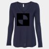Women's Flowy Long Sleeve V-Neck Tee Thumbnail