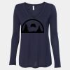 Women's Flowy Long Sleeve V-Neck Tee Thumbnail