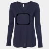 Women's Flowy Long Sleeve V-Neck Tee Thumbnail