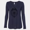 Women's Flowy Long Sleeve V-Neck Tee Thumbnail