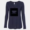Women's Flowy Long Sleeve V-Neck Tee Thumbnail