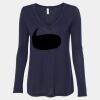 Women's Flowy Long Sleeve V-Neck Tee Thumbnail