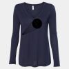 Women's Flowy Long Sleeve V-Neck Tee Thumbnail