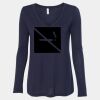 Women's Flowy Long Sleeve V-Neck Tee Thumbnail