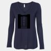 Women's Flowy Long Sleeve V-Neck Tee Thumbnail