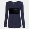 Women's Flowy Long Sleeve V-Neck Tee Thumbnail