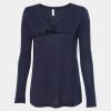 Women's Flowy Long Sleeve V-Neck Tee Thumbnail