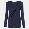 Women's Flowy Long Sleeve V-Neck Tee Thumbnail