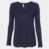 Women's Flowy Long Sleeve V-Neck Tee Thumbnail