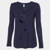 Women's Flowy Long Sleeve V-Neck Tee Thumbnail
