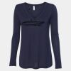 Women's Flowy Long Sleeve V-Neck Tee Thumbnail