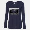 Women's Flowy Long Sleeve V-Neck Tee Thumbnail