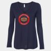 Women's Flowy Long Sleeve V-Neck Tee Thumbnail