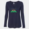 Women's Flowy Long Sleeve V-Neck Tee Thumbnail