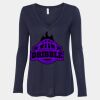 Women's Flowy Long Sleeve V-Neck Tee Thumbnail