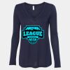 Women's Flowy Long Sleeve V-Neck Tee Thumbnail