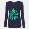 Women's Flowy Long Sleeve V-Neck Tee Thumbnail