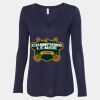Women's Flowy Long Sleeve V-Neck Tee Thumbnail