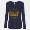 Women's Flowy Long Sleeve V-Neck Tee Thumbnail