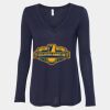 Women's Flowy Long Sleeve V-Neck Tee Thumbnail