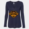 Women's Flowy Long Sleeve V-Neck Tee Thumbnail