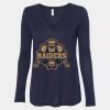 Women's Flowy Long Sleeve V-Neck Tee Thumbnail