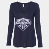 Women's Flowy Long Sleeve V-Neck Tee Thumbnail