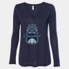 Women's Flowy Long Sleeve V-Neck Tee Thumbnail