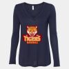 Women's Flowy Long Sleeve V-Neck Tee Thumbnail