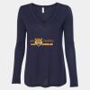 Women's Flowy Long Sleeve V-Neck Tee Thumbnail