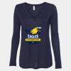 Women's Flowy Long Sleeve V-Neck Tee Thumbnail