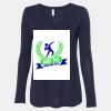 Women's Flowy Long Sleeve V-Neck Tee Thumbnail