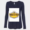 Women's Flowy Long Sleeve V-Neck Tee Thumbnail