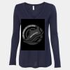 Women's Flowy Long Sleeve V-Neck Tee Thumbnail