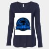 Women's Flowy Long Sleeve V-Neck Tee Thumbnail