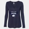 Women's Flowy Long Sleeve V-Neck Tee Thumbnail