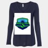 Women's Flowy Long Sleeve V-Neck Tee Thumbnail