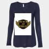 Women's Flowy Long Sleeve V-Neck Tee Thumbnail