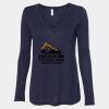 Women's Flowy Long Sleeve V-Neck Tee Thumbnail